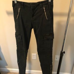 J Brand dark green cargo pant